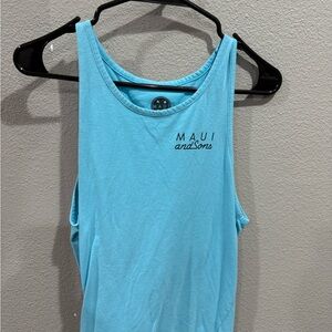 Maui and Sons Blue Tank Top